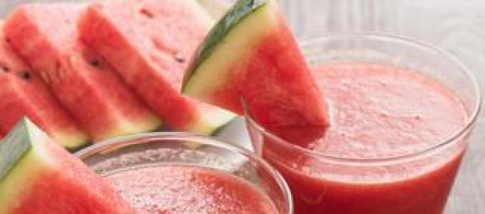 What can you make from watermelon in a blender?